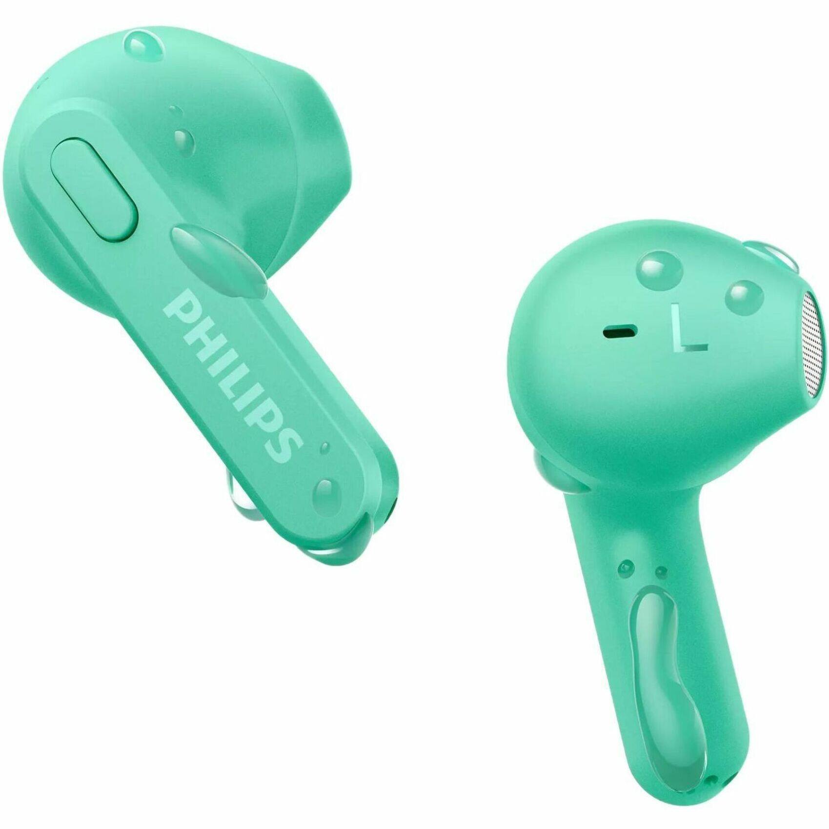 Alt View 20. Philips - TAT2236GR True Wireless Earbuds - Green.
