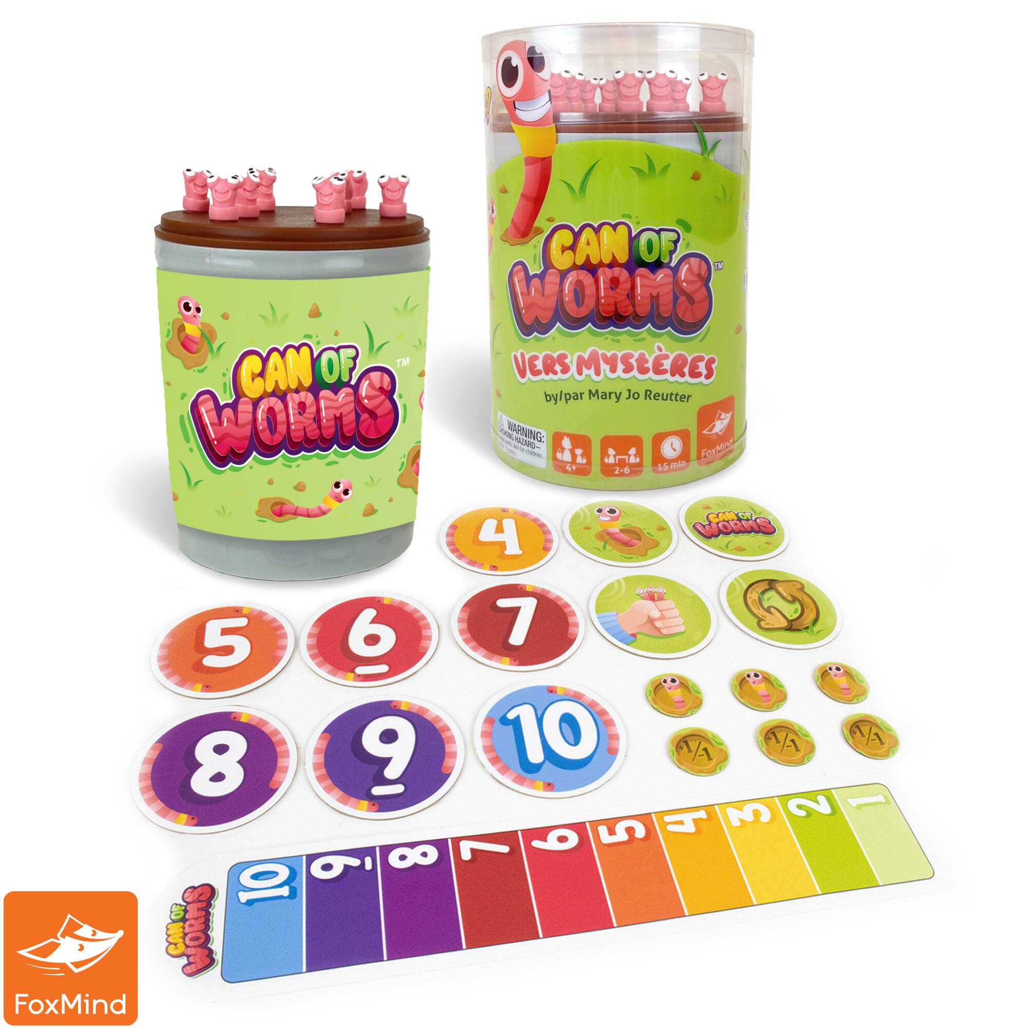 FoxMind Games Can Of Worms Toy Learning Math Game - Best Buy