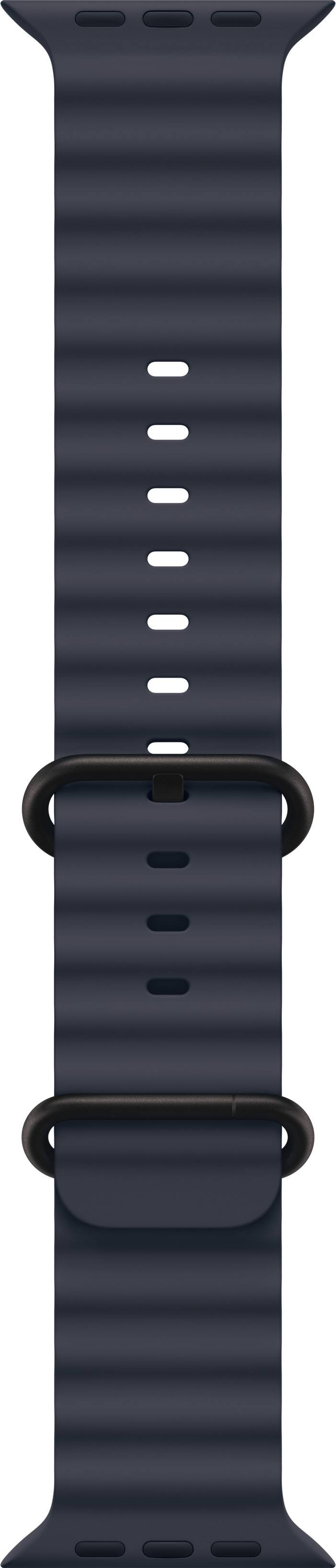 Apple - 49mm Ocean Band - Black Titanium Finish - Navy