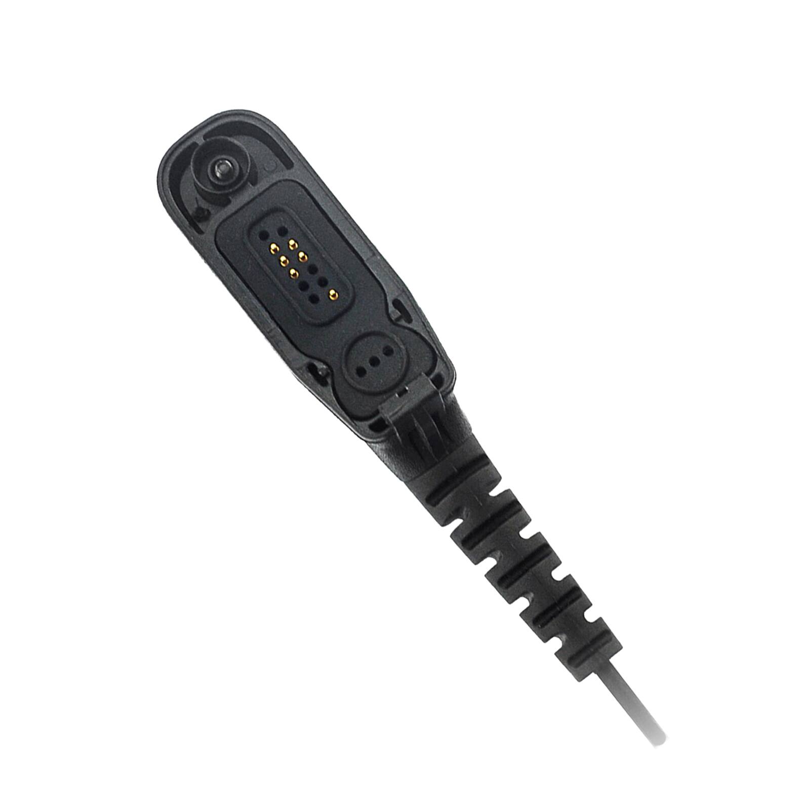 Alt View 1. ProMaxPower - D-Shape Earhanger with PTT Mic for Motorola XPR7550e, APX8000 & Other Radios - Black.