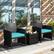 Alt View 3. Costway - 3PCS Patio Wicker Furniture Set Storage Table W/Protect Cover - Turquoise,Mix Brown.