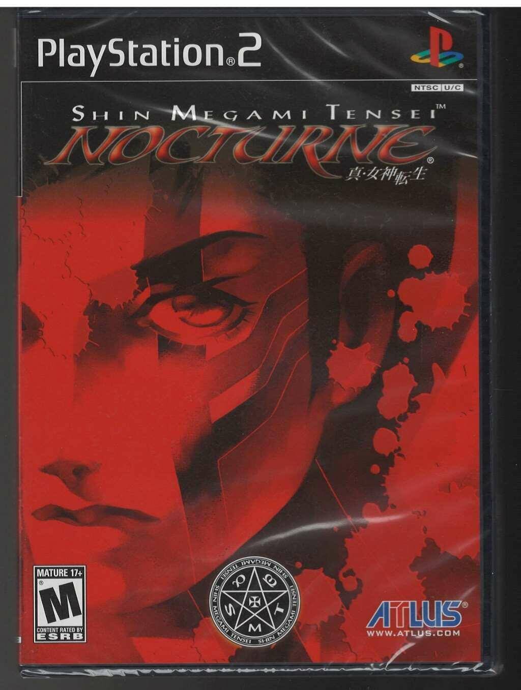 PlayStation 2  
NTSC U/C  
Shin Megami Tensei Nocturne  
真・女神転生  
Mature 17+  
Content Rated by ESRB  
M  
ATLUS  
www.atlus.com