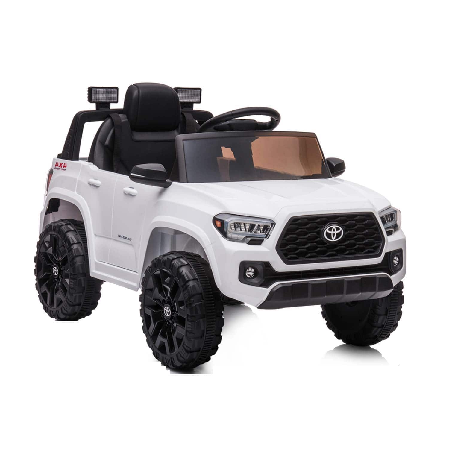 Qeetex - Children's Electric car, Kids Electric Vehicles with Remote Control for Kids Best Gift, White