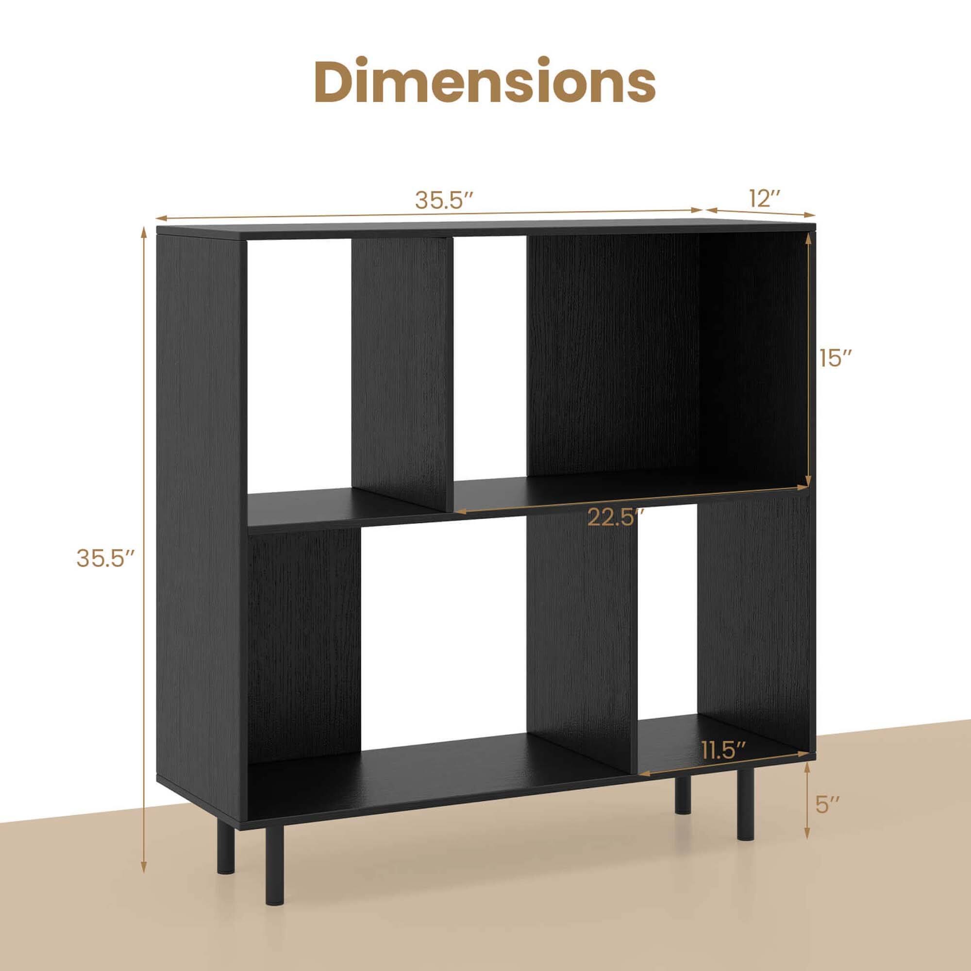 Dimensions: 35.5" x 12" x 15" x 22.5" x 35.5" x 11.5" x 5".