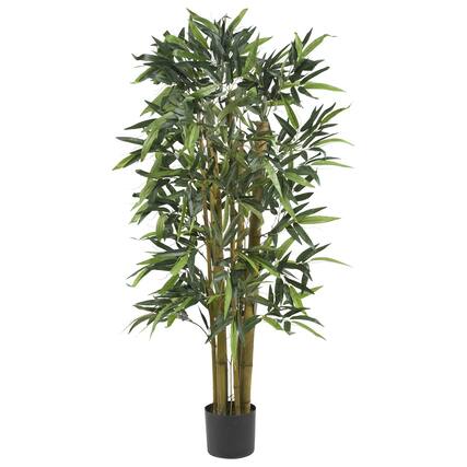 Front. BreeBe - 4' Biggy Bamboo Tree w/576 Lvs - Green.