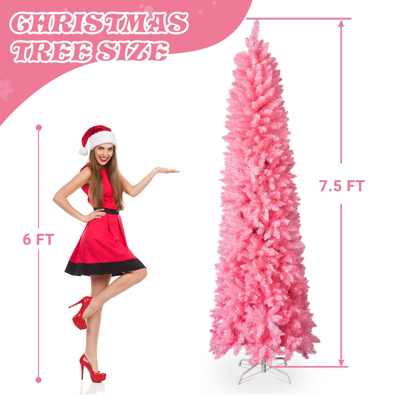 CHRISTMAS TREE SIZE

7.5 FT

6 FT