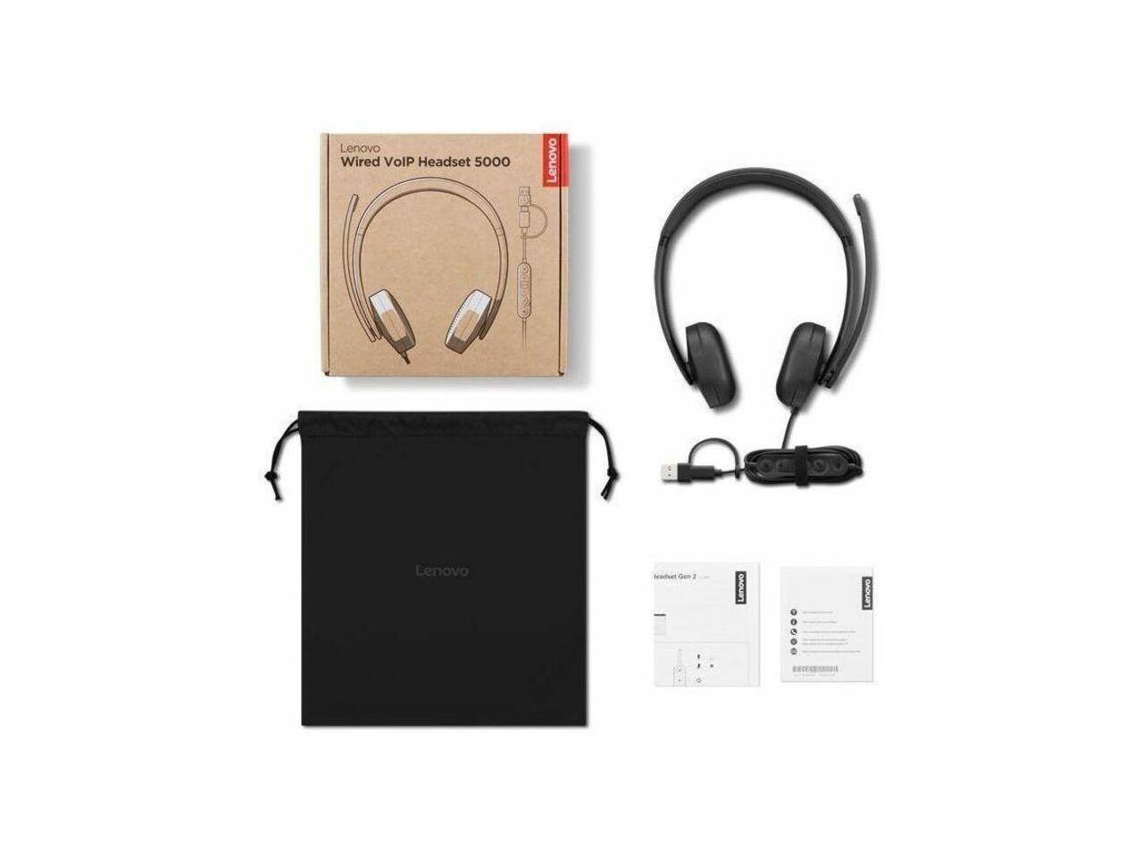 Lenovo Wired VoIP Headset 5000  
Lenovo Madet Gen 2