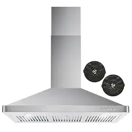 COSMO - 36 inches - Convertible - Wall Range Hood - Stainless Steel