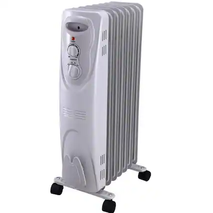 Front. Perfect Aire - Perfect Aire 5120 Btu/h 160 sq ft Oil Filled Electric Heater.