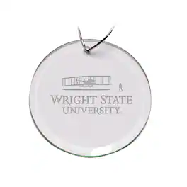 Jardine - Wright State Raiders 3'' Glass Round Ornament - Multicolor