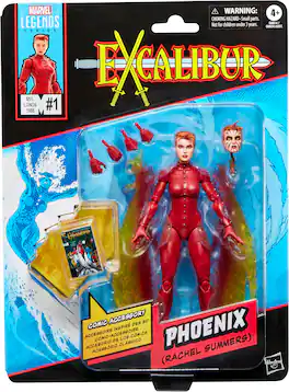 Hasbro - Marvel Legends Series Phoenix (Rachel Summers), Excalibur #1 (1988) Comics-Inspired Collectible 6-Inch Scale X-Men Actio