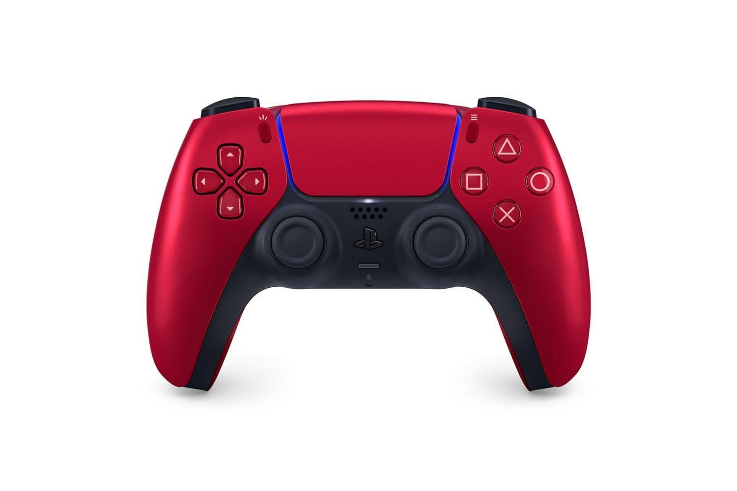 Back. Sony - Sony PS5 Digital Edition Console Bundle & Volcanic Red DualSense - White+Red.