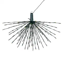 Vickerman - 240Lt x 32" Green Starburst Yellow 5mm LED Lights.
