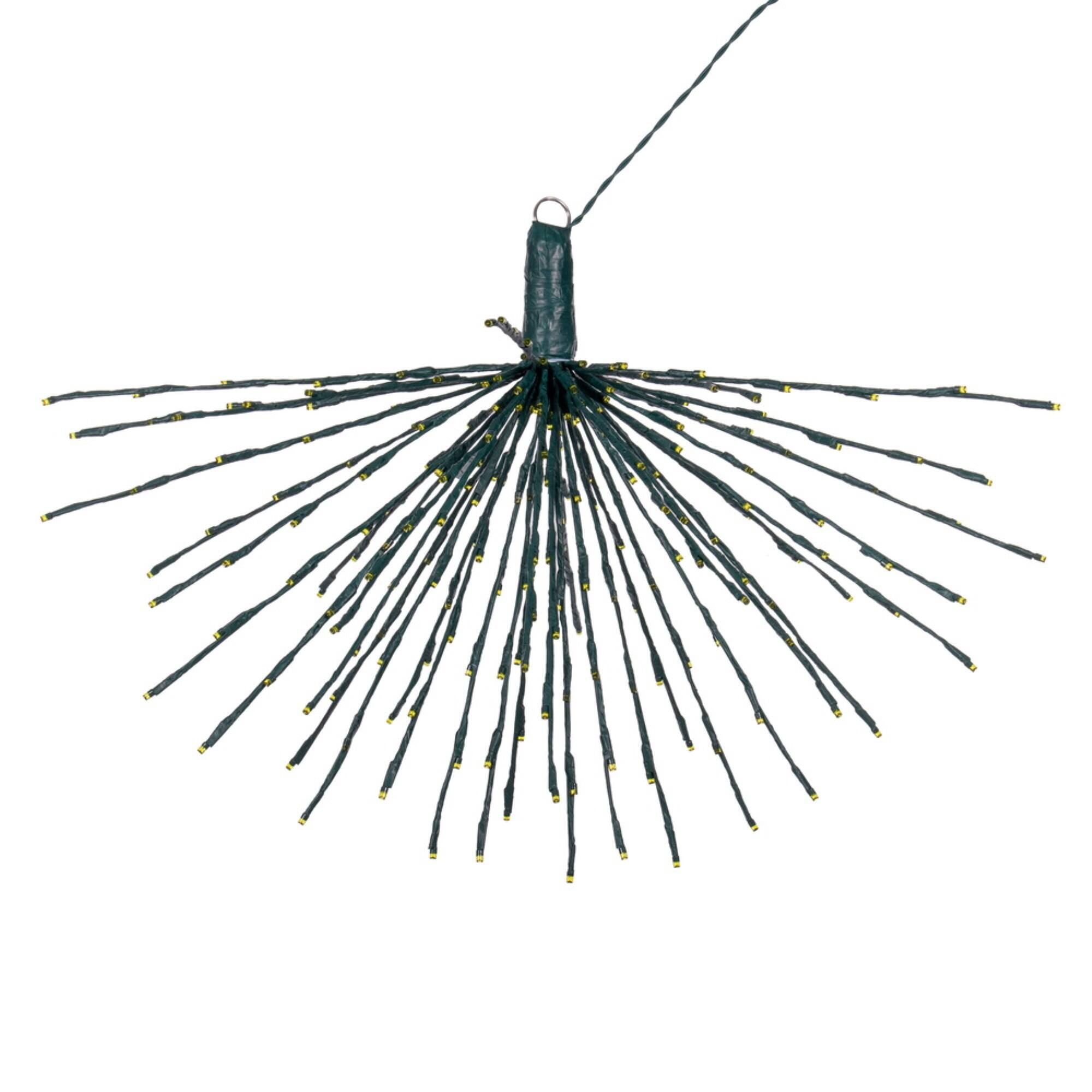 Front. Vickerman - Vickerman 240Lt x 32" Green Starburst Yellow 5mm LED Lights..