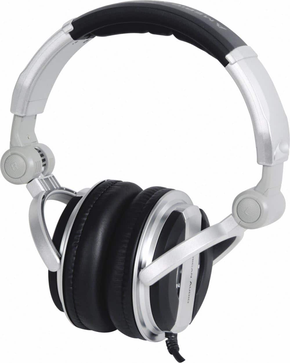 American Audio - Foldable Pro DJ Headphones for Studio Monitoring, Mixing & Live Performance