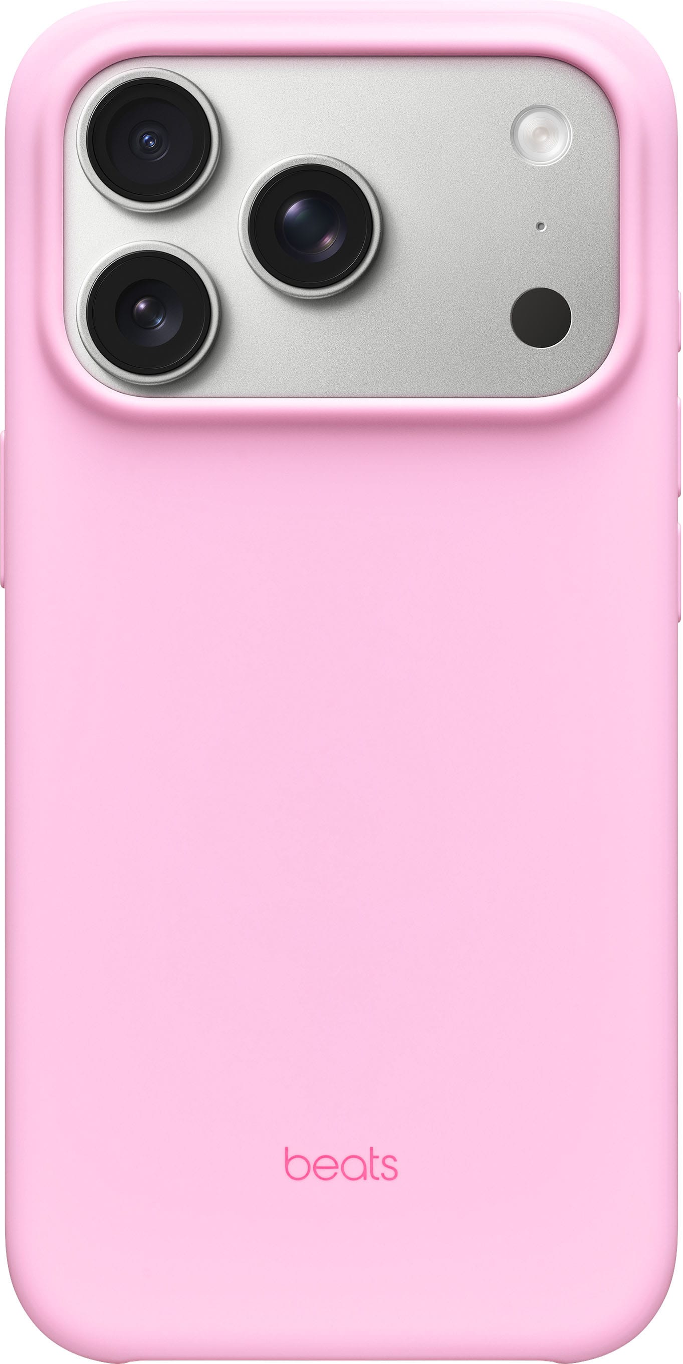 Beats - iPhone 17 Pro Case with MagSafe and Camera Control - Pebble Pink - Front_Zoom