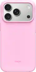 Front. Beats - iPhone 17 Pro Case with MagSafe and Camera Control - Pebble Pink.
