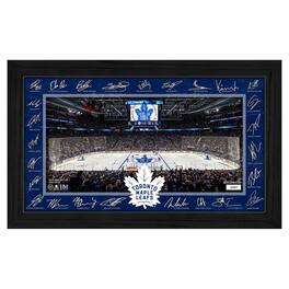Highland Mint - Toronto Maple Leafs Limited Edition 2025 Facsimile Signature Rink Framed Photograph - Multicolor