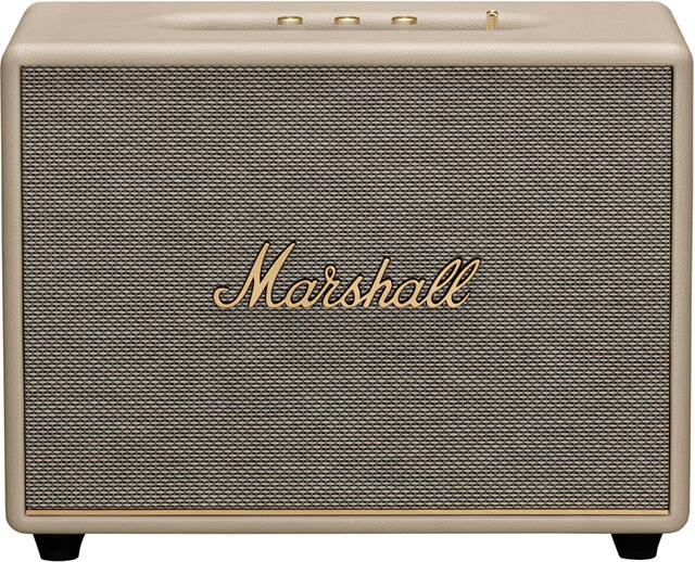 Marshall - Woburn III Bluetooth Home Speaker with Bass / Treble / Volume Controls and 3.5 mm Auxiliary / RCA / HDMI Inputs - Cream