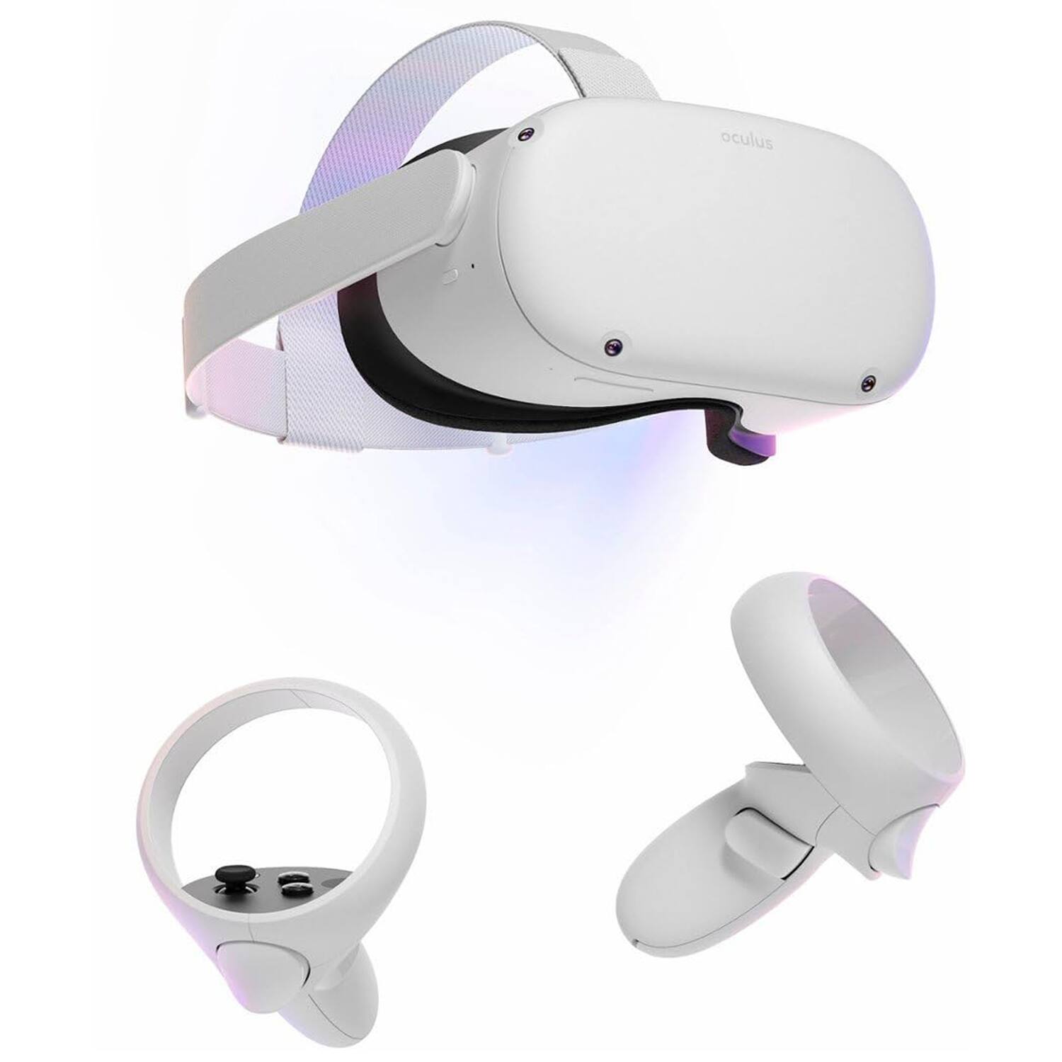 Front. Meta - Meta - Quest 2 256GB - Advanced All-In-One Virtual Reality Headset - White - White.