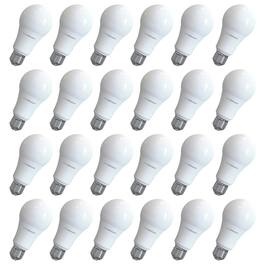 VIRIBRIGHT - 60-Watt EQ A19 E26 LED Light Bulb 800 Lumens Daylight (24-Pack) - 6500K