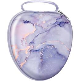 Kitcheniva - Heavy-Duty AirPods Max Case Shockproof Hard Shell Storage Bag For Travel - Lilac Marble