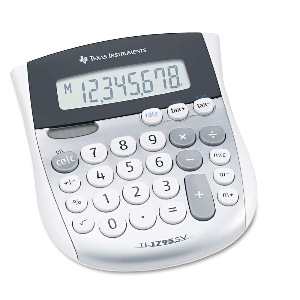 Texas Instruments - TI-1795SV TI-1795SV 8-Digit LCD Minidesk Calculator - false
