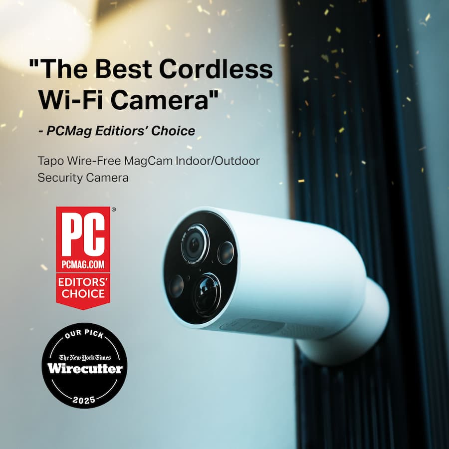 TP Link Tapo Wire Free Indoor/Outdoor 2K Smart Security Cameras TP Link Tapo Wire Free Indoor/Outdoor 2K Smart Security Cameras