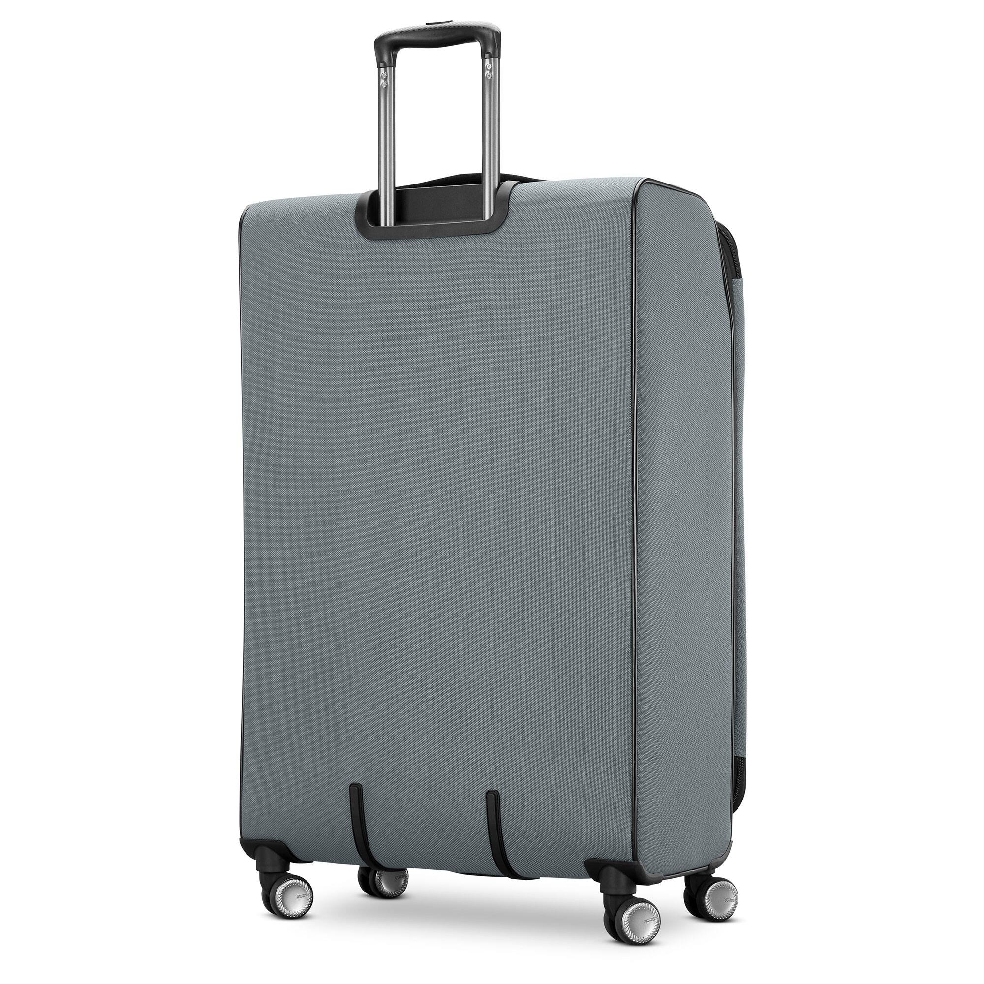 Alt View 4. American Tourister - American Tourister Dash XLT 2 Piece Carry On and Large Spinner Luggage, Graphite - Graphite.
