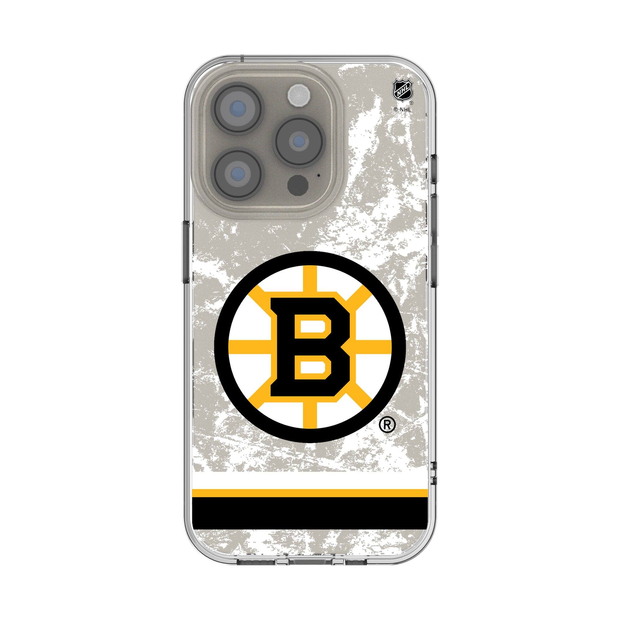 Keyscaper - NHL - Boston Bruins - iPhone Stripe Clear Ice Case - 15 Pro - Multicolor price history on PriceWatchPro