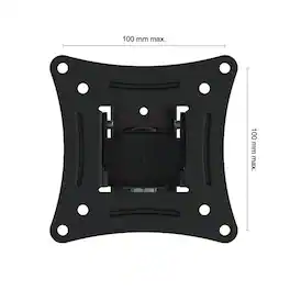 AVF - Extendable Tilt and Turn Monitor Wall Mount for 13" to 27" Screens - Black