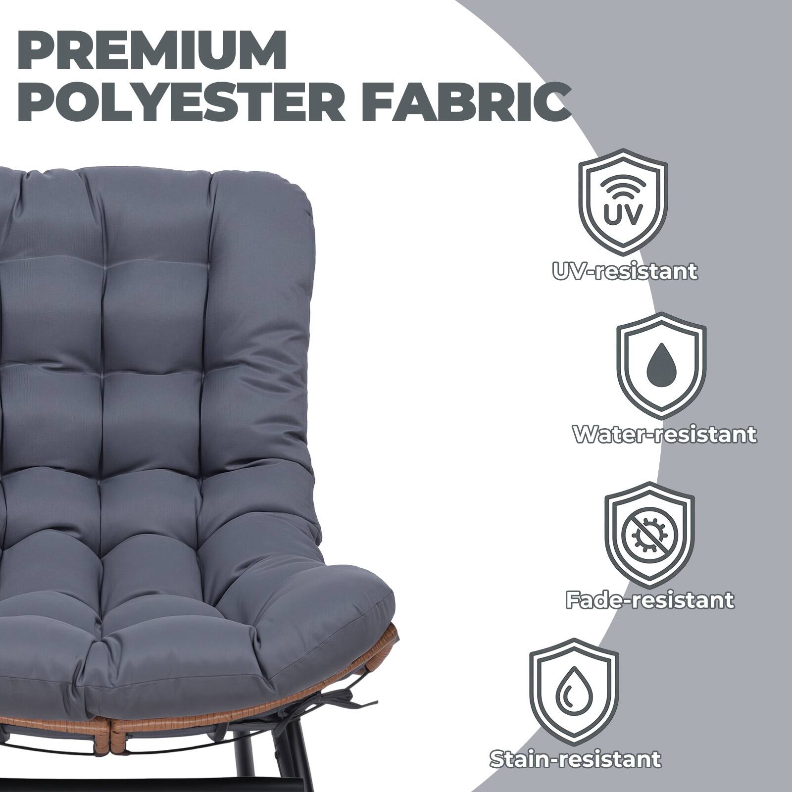 PREMIUM POLYESTER FABRIC

- UV-resistant
- Water-resistant
- Fade-resistant
- Stain-resistant