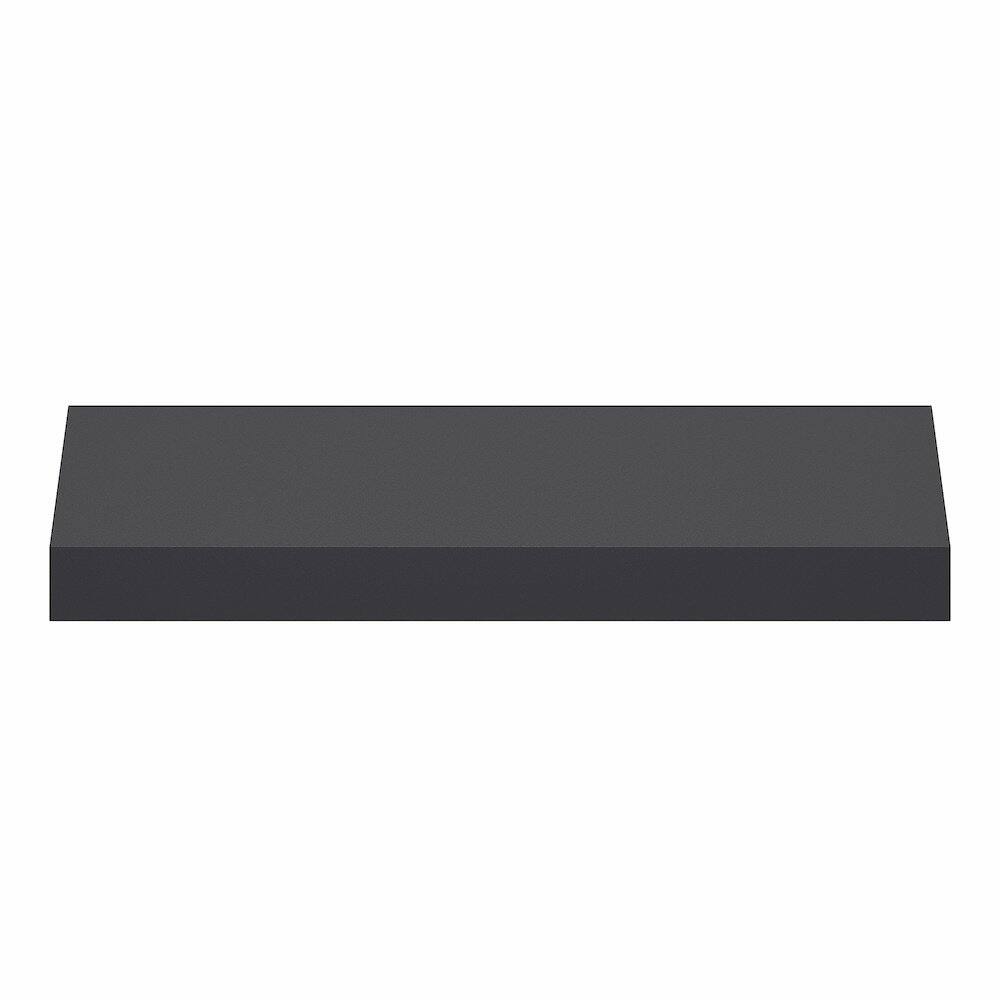 Left. Furinno - TANNA Floating Shelves for Wall, 9 x 24 Wall Shelf, Wall Mounted Floating Shelf with Invisible Brackets, Thick Shelf - Americano.