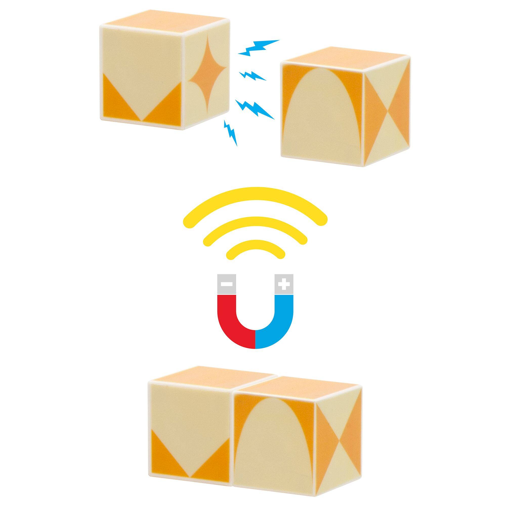 Alt View 4. PicassoTiles - PicassoTiles 25 PC Magnetic Blocks Mix & Match, Magnetic Building Blocks for Kids 3+, Mgnet Toy Set.