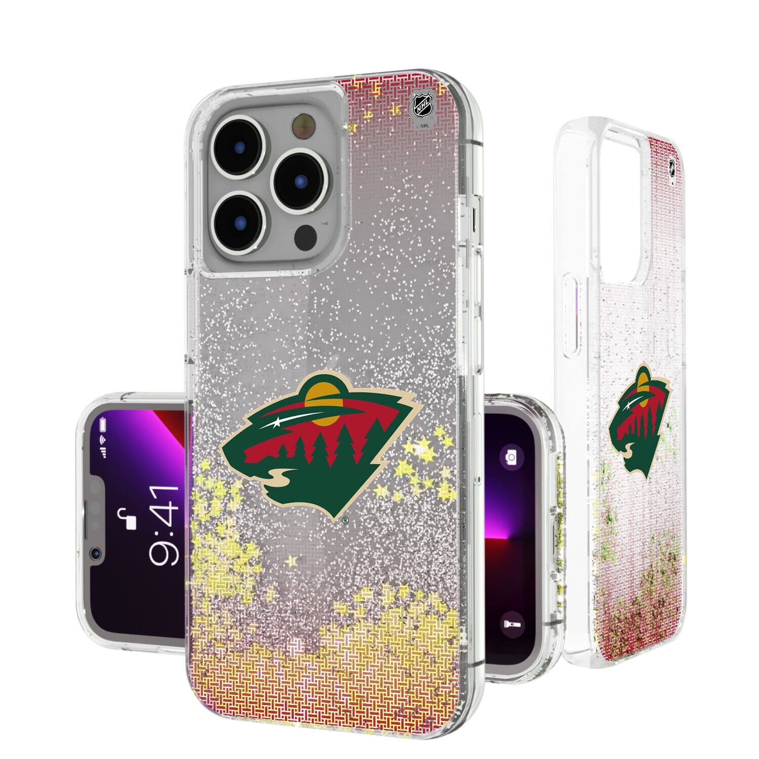 Keyscaper - NHL - Minnesota Wild Linen Logo iPhone Glitter Case - 15 Pro Max - Multicolor price history on PriceWatchPro