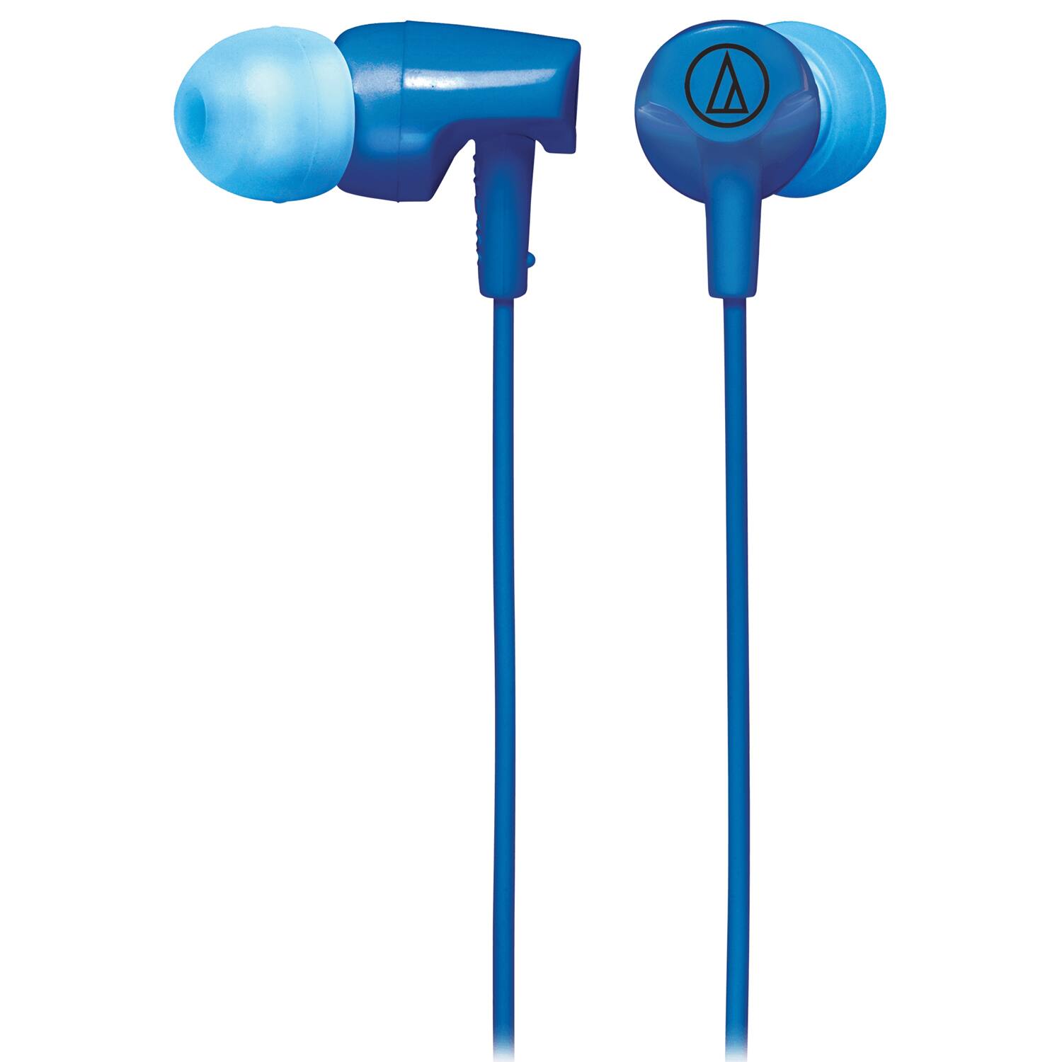Alt View 2. Audio-Technica - SonicFuel In-ear Headphones with In-line Mic & Control ATH-CLR100iSBL - Blue.