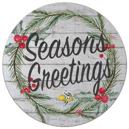 Jardine - South Dakota State Jackrabbits 20'' x 20'' Season's Greetings Circle - White