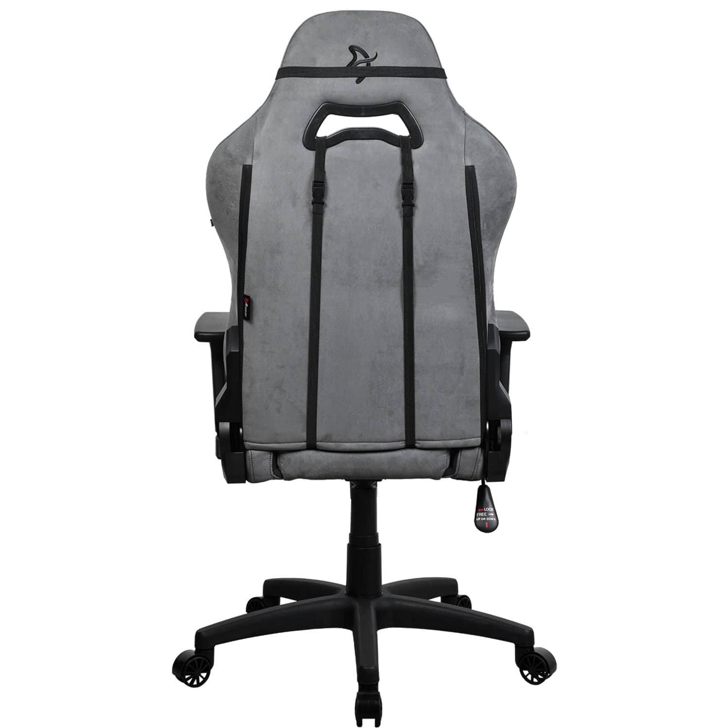 Alt View 13. Arozzi - Torretta Supersoft Upholstery Fabric Gaming Chair - Anthracite.