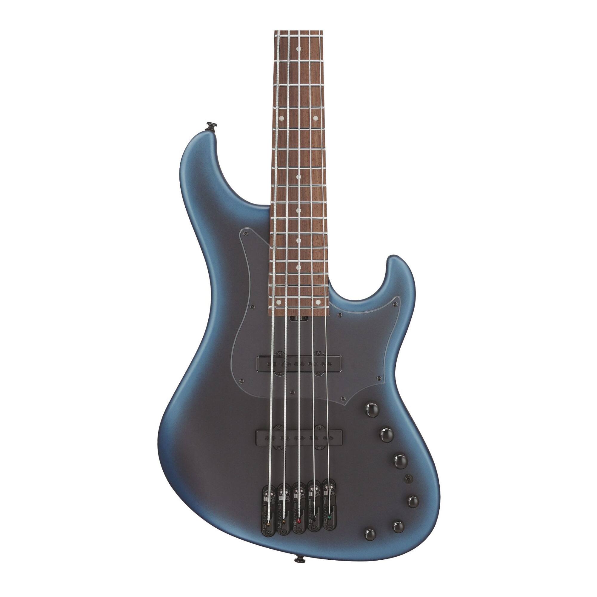 Left. Ibanez - Ibanez MDM1005MAM MDM 5str Electric Bass w/Bag - Midnight Arctic Ocean Matte.