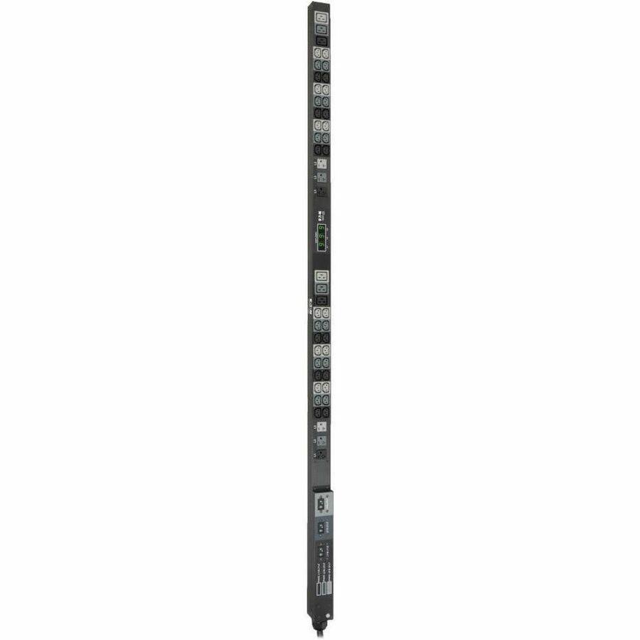 Alt View 1. Tripp Lite - Tripp Lite by Eaton PDU 8.6kW 3-Phase Local Metered PDU 208/120V Outlets (36 C13 6 C19 6 5-15/20R) 208V L21-30P 6 ft. - Black.