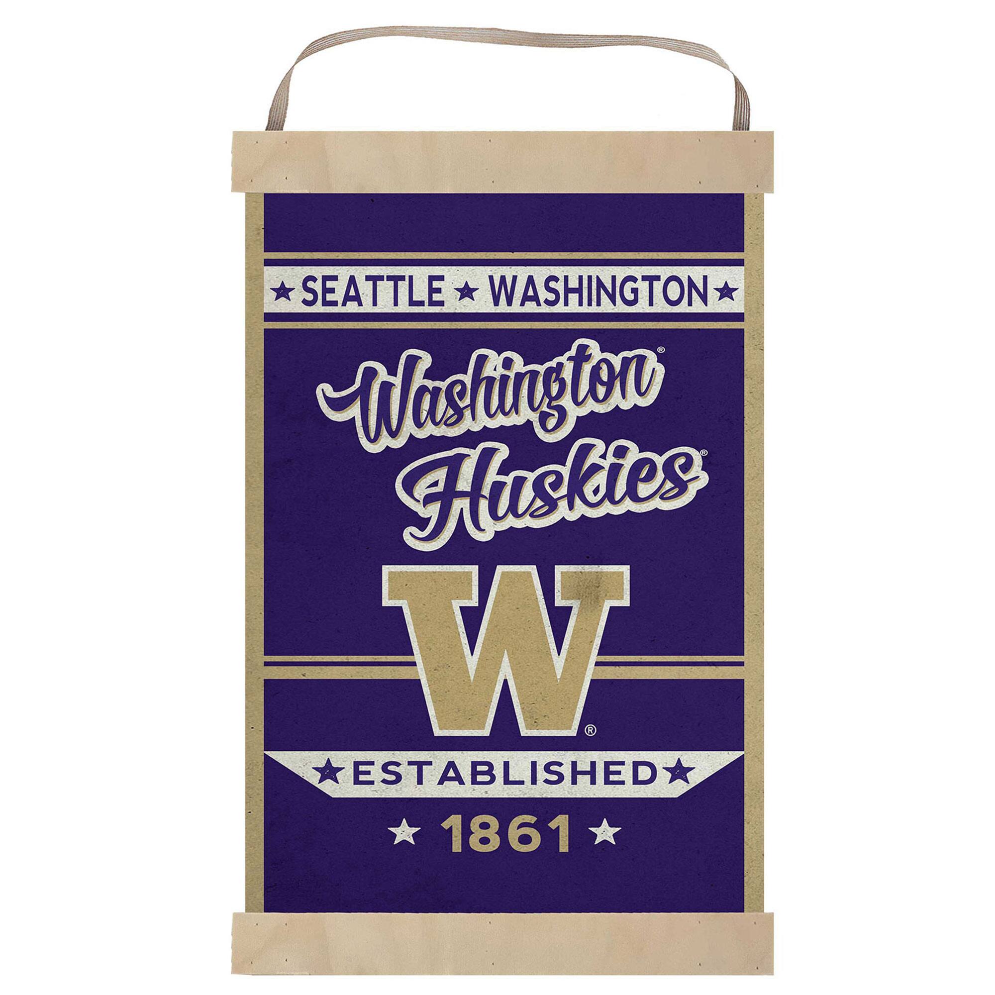 SEATTLE WASHINGTON  
Washington Huskies  
W  
ESTABLISHED 1861