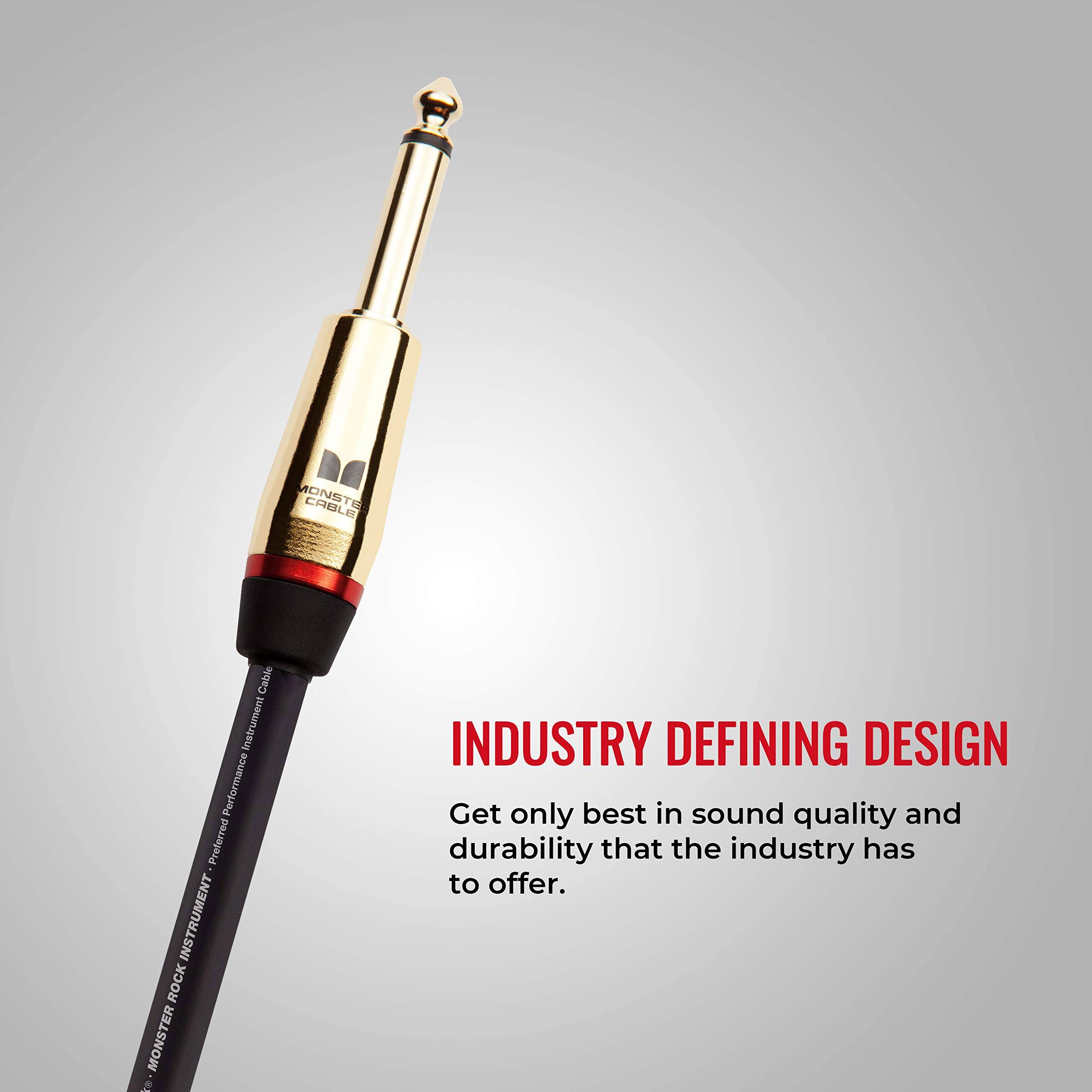 MONSTER CABLE  
Cable Instrument Performance Preferred  
INSTRUMENT ROCK  
MONSTER  
INDUSTRY DEFINING DESIGN  
Get only the best in sound quality and durability that the industry has to offer.