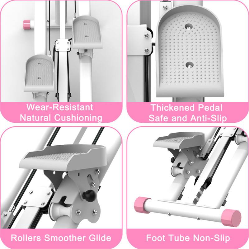 - Wear-Resistant Natural Cushioning
- Thickened Pedal Safe and Anti-Slip
- Rollers Smoother Glide
- Foot Tube Non-Slip