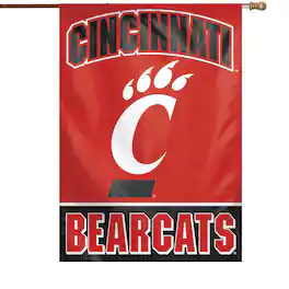 WinCraft - Cincinnati Bearcats 28" x 40" Full Name Single-Sided Vertical Banner - Multicolor