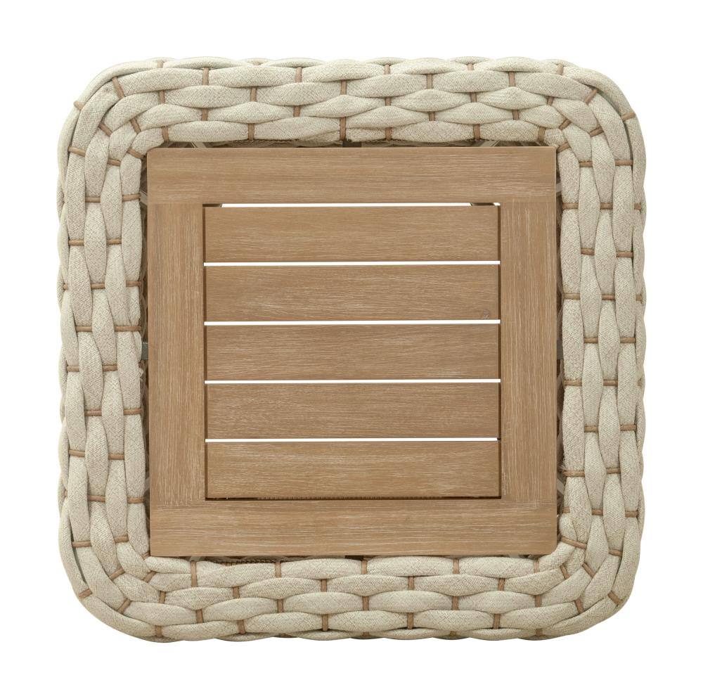 Alt View 1. Hivvago - Antul Coffee Table White & Natural - White & Natural.