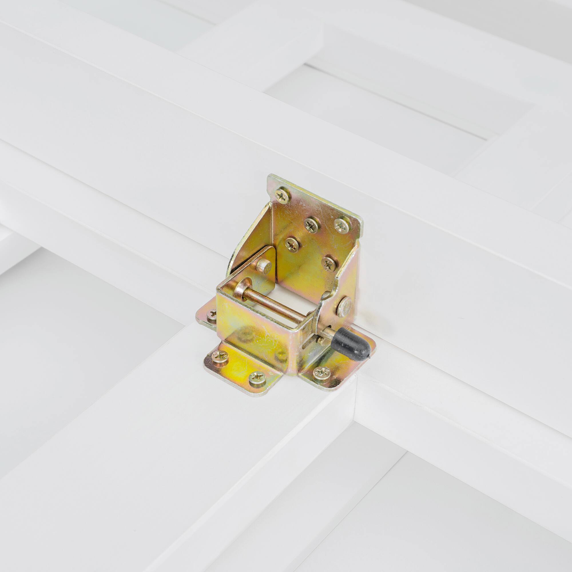 Alt View 5. Anysun - Queen-sized wardrobe-style Murphy bed - White.