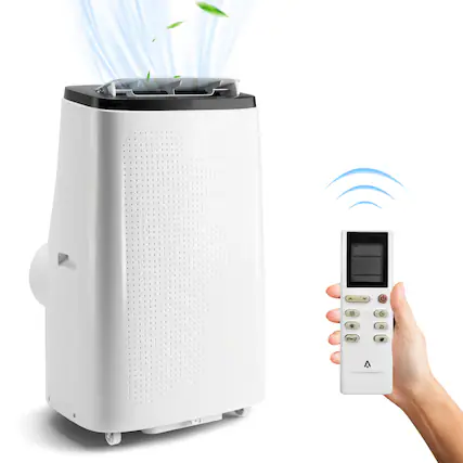 Front. Acekool - Acekool Portable Air Conditioner 9300 BTUs (14,000BTU ASHRAE) with Window Kit Cools Rooms up to 750 Sq.Ft - White.