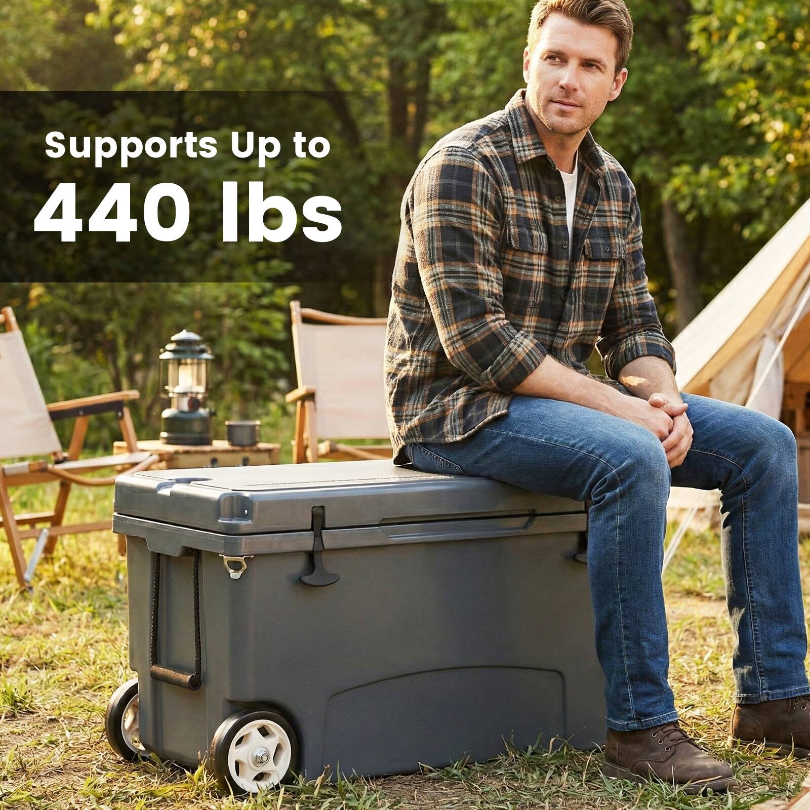 Supports Up to 440 lbs