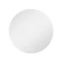 LOVMOR - 40 x 40 Inches Round Tempered Glass LED Bathroom Mirror with Anti-Fog & 3-Color Dimmable Lighting - silver - Front_Zoom