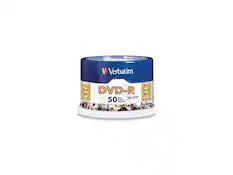 Verbatim 4.7 GB DVD-R 16x 120 min 50 Pack Life Series